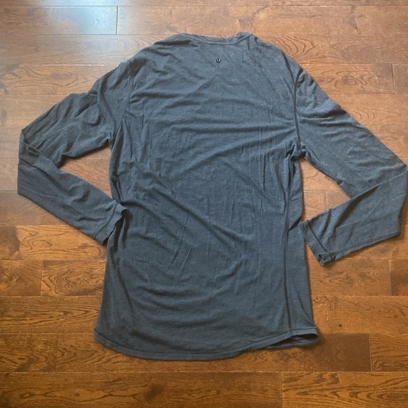 Lululemon Mens Large Longsleeve Cotton Tee - Picture 6 of 8
